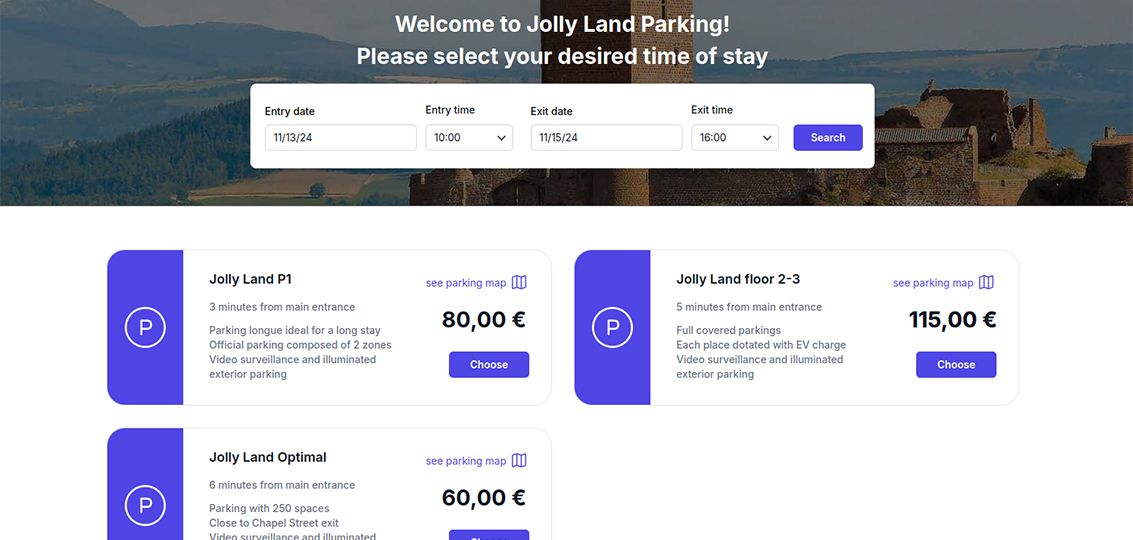Pre-booking 1